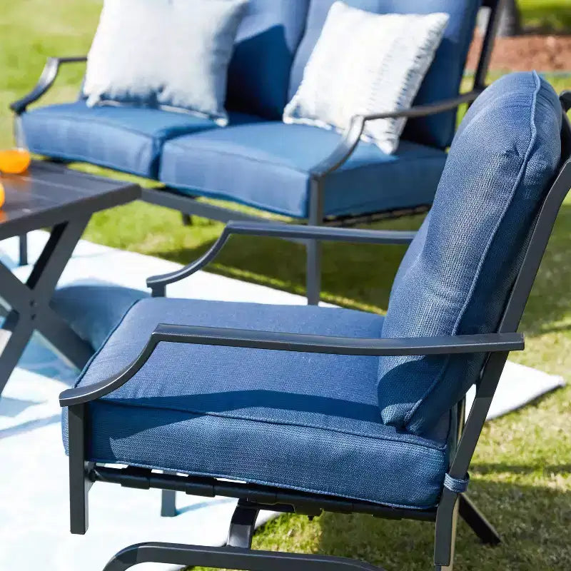 Patio Festival 4pc Steel Patio Conversation Set