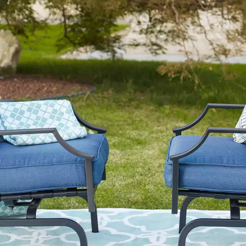 Patio Festival 4pc Steel Patio Conversation Set