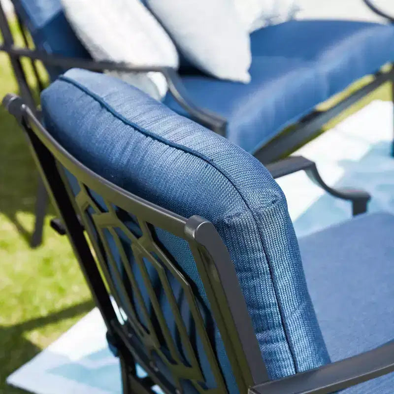 Patio Festival 4pc Steel Patio Conversation Set