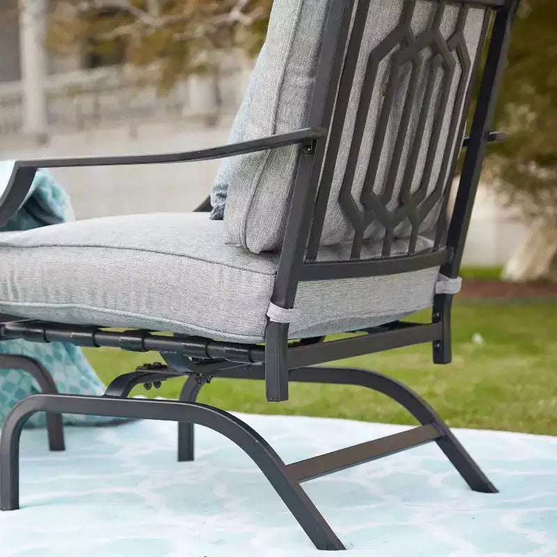Patio Festival 4pc Steel Patio Conversation Set