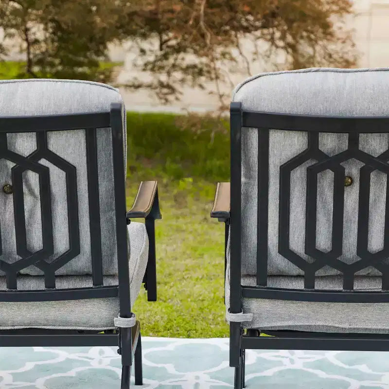 Patio Festival 4pc Steel Patio Conversation Set