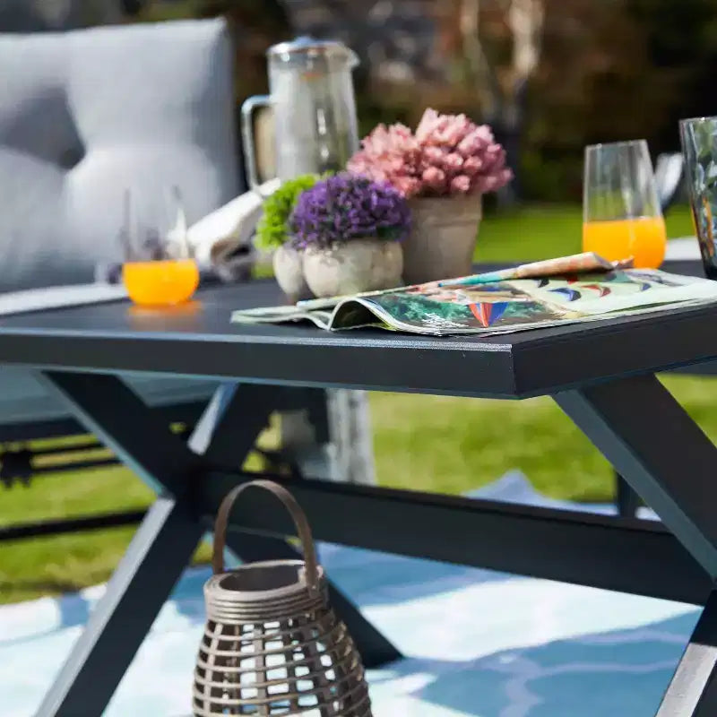 Patio Festival 4pc Steel Patio Conversation Set