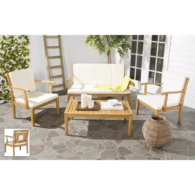Montclair 4 Piece Patio Set - Indoor/Outdoor - PAT6712 - Safavieh