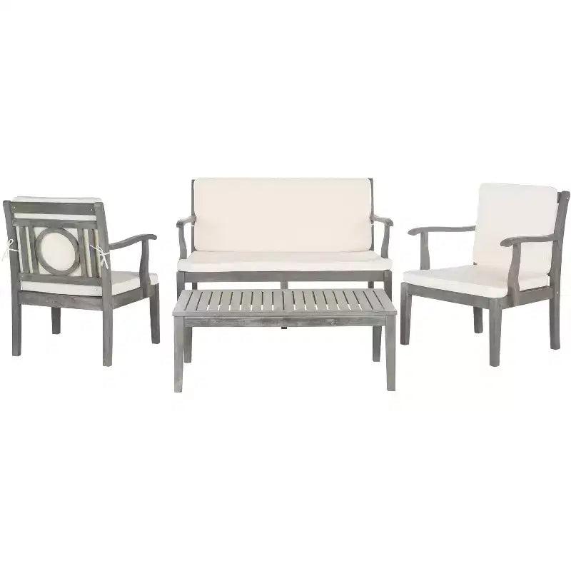 Montclair 4 Piece Patio Set - Indoor/Outdoor - PAT6712 - Safavieh