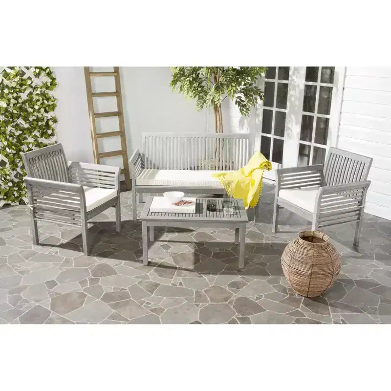 Carson 4 Piece Patio Set - Indoor/Outdoor - PAT7005 - Safavieh