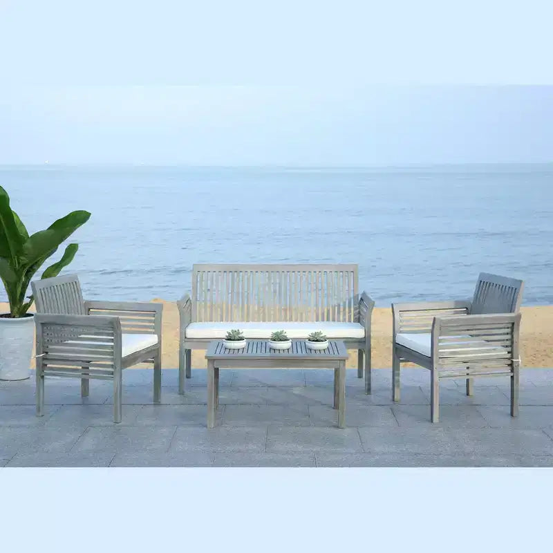 Carson 4 Piece Patio Set - Indoor/Outdoor - PAT7005 - Safavieh