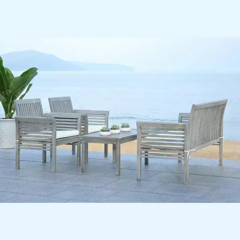 Carson 4 Piece Patio Set - Indoor/Outdoor - PAT7005 - Safavieh