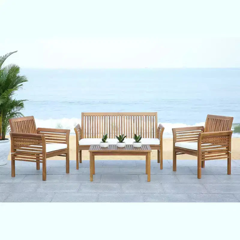 Carson 4 Piece Patio Set - Indoor/Outdoor - PAT7005 - Safavieh
