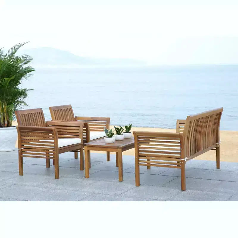 Carson 4 Piece Patio Set - Indoor/Outdoor - PAT7005 - Safavieh