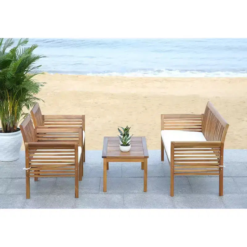 Carson 4 Piece Patio Set - Indoor/Outdoor - PAT7005 - Safavieh
