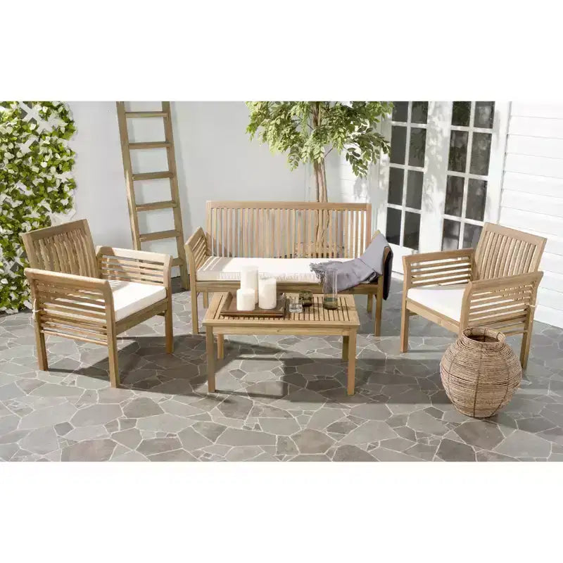 Carson 4 Piece Patio Set - Indoor/Outdoor - PAT7005 - Safavieh