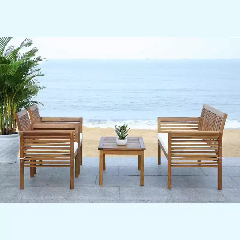 Carson 4 Piece Patio Set - Indoor/Outdoor - PAT7005 - Safavieh
