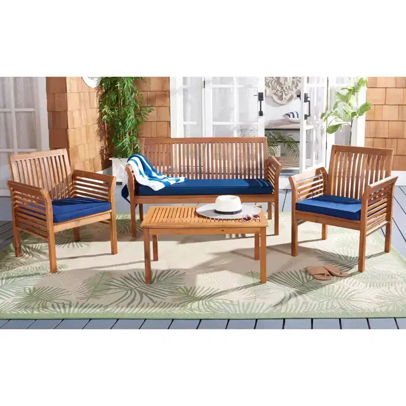 Carson 4 Piece Patio Set - Indoor/Outdoor - PAT7005 - Safavieh