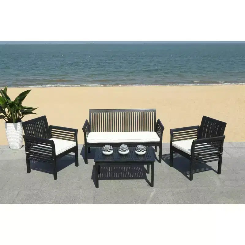 Carson 4 Piece Patio Set - Indoor/Outdoor - PAT7005 - Safavieh