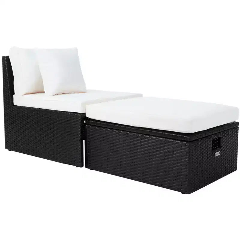 Pramla Sette & Ottoman Patio Set - Indoor/Outdoor - PAT7515 - Safavieh