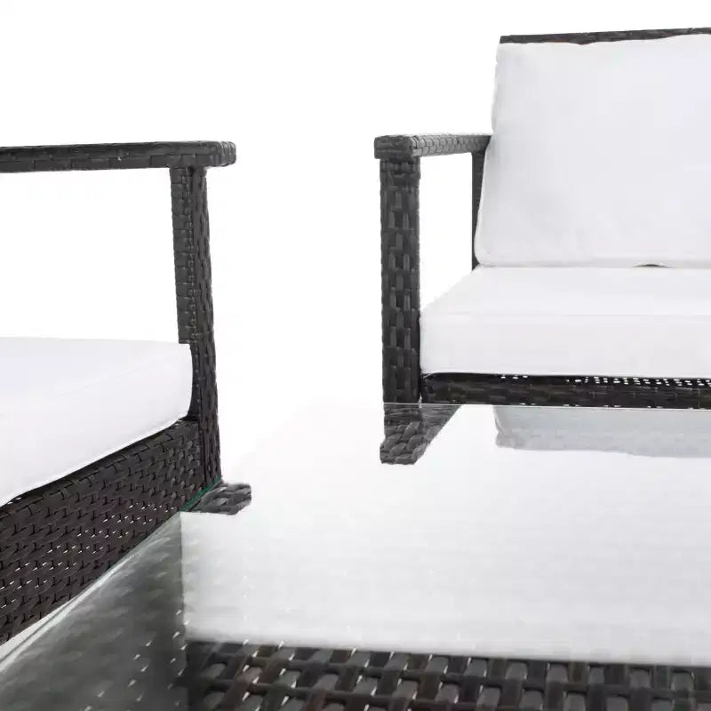 Garnen 4 Piece Living Set - Indoor/Outdoor - PAT7714 - Safavieh