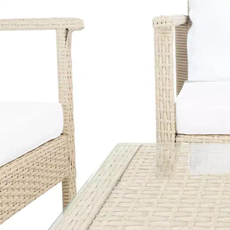 Garnen 4 Piece Living Set - Indoor/Outdoor - PAT7714 - Safavieh