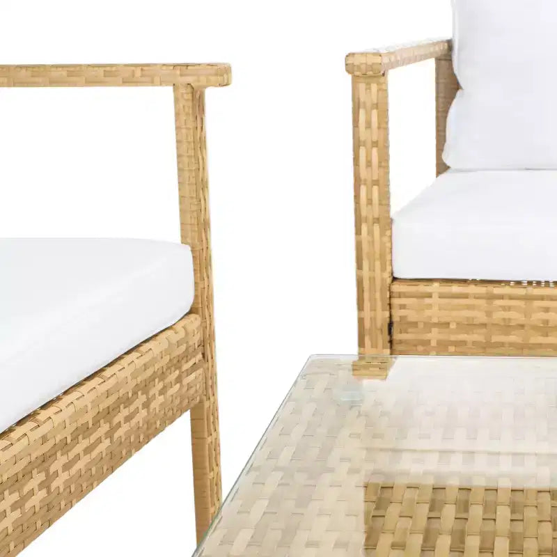 Garnen 4 Piece Living Set - Indoor/Outdoor - PAT7714 - Safavieh