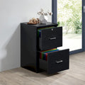 Classeur vertical Alpine pour bureau à domicile - Cadre métallique, rangement de documents format lettre/légal