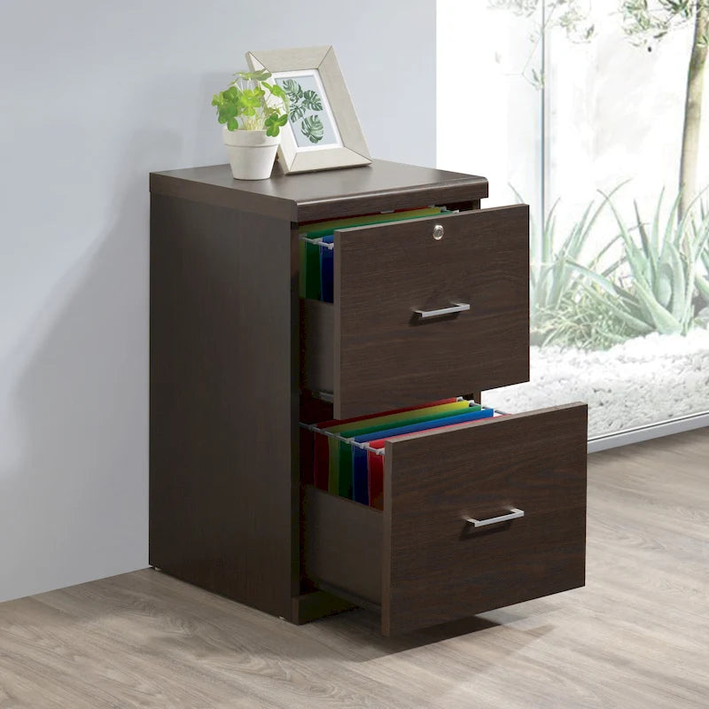 Classeur vertical Alpine pour bureau à domicile - Cadre métallique, rangement de documents format lettre/légal