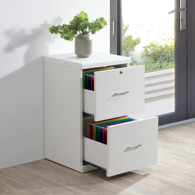 Classeur vertical Alpine pour bureau à domicile - Cadre métallique, rangement de documents format lettre/légal