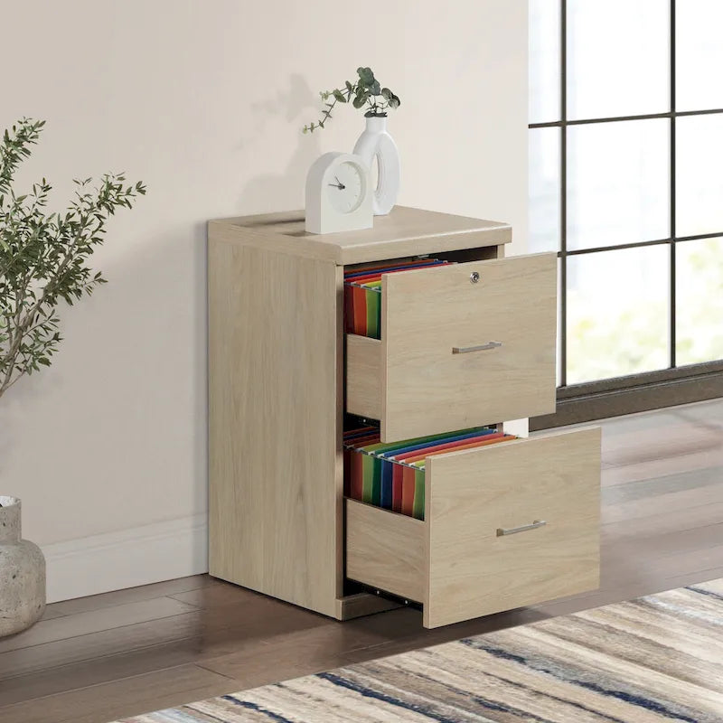 Classeur vertical Alpine pour bureau à domicile - Cadre métallique, rangement de documents format lettre/légal