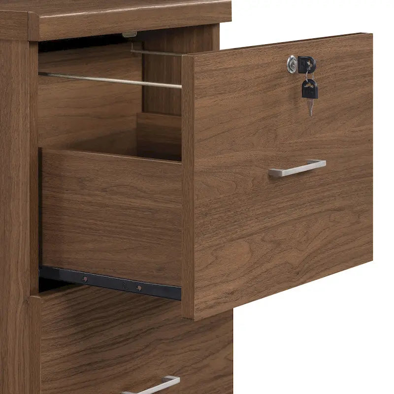 Classeur vertical Alpine pour bureau à domicile - Cadre métallique, rangement de documents format lettre/légal
