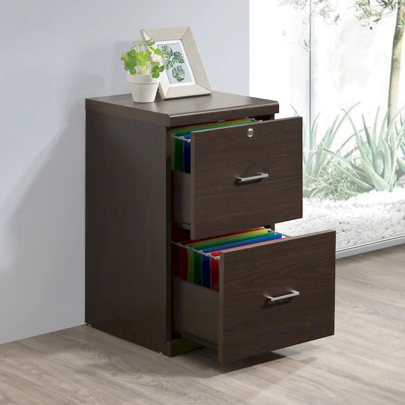 Classeur vertical Alpine pour bureau à domicile - Cadre métallique, rangement de documents format lettre/légal