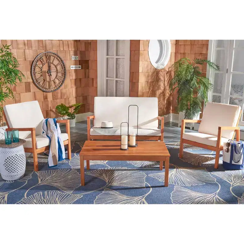 Larence 4 Piece Living Set - Indoor/Outdoor - PAT7068 - Safavieh