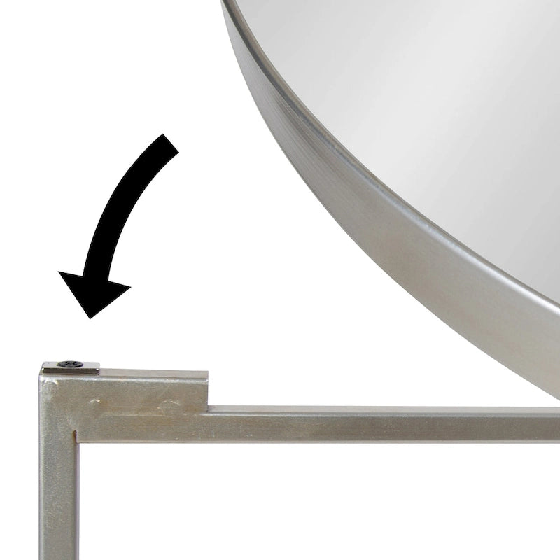 Table Basse Ronde Métal avec Structure Robuste en Fer – Table d'Appoint Moderne Minimaliste pour Salon, 71 cm