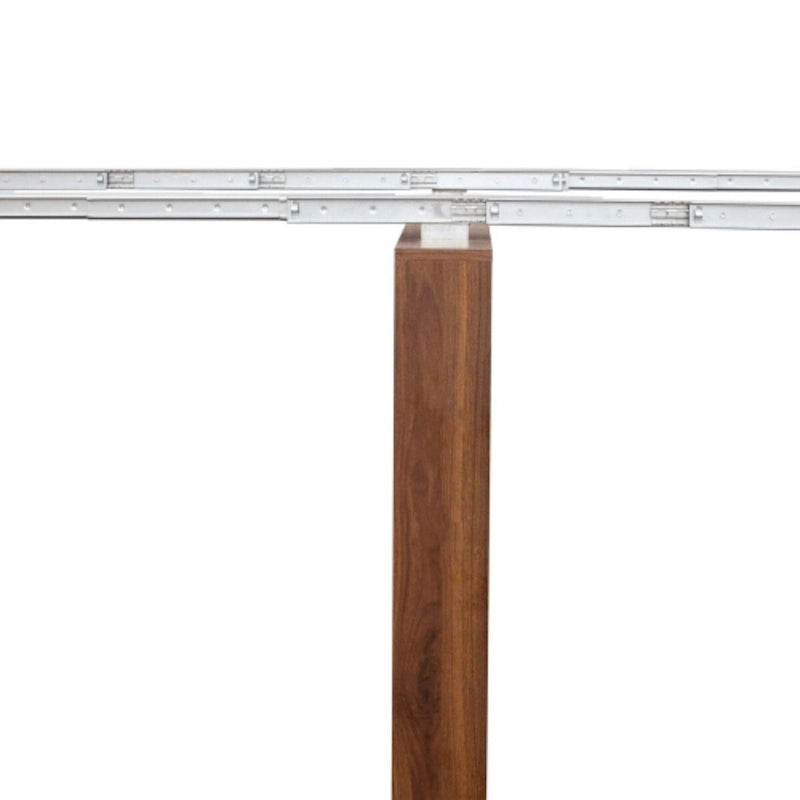 Console-table à manger rectangulaire multifonctionnelle extensible pour 4 à 8 personnes