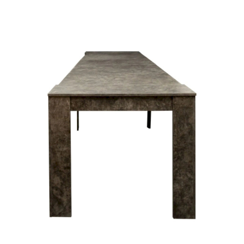 Console-table à manger rectangulaire multifonctionnelle extensible pour 4 à 8 personnes