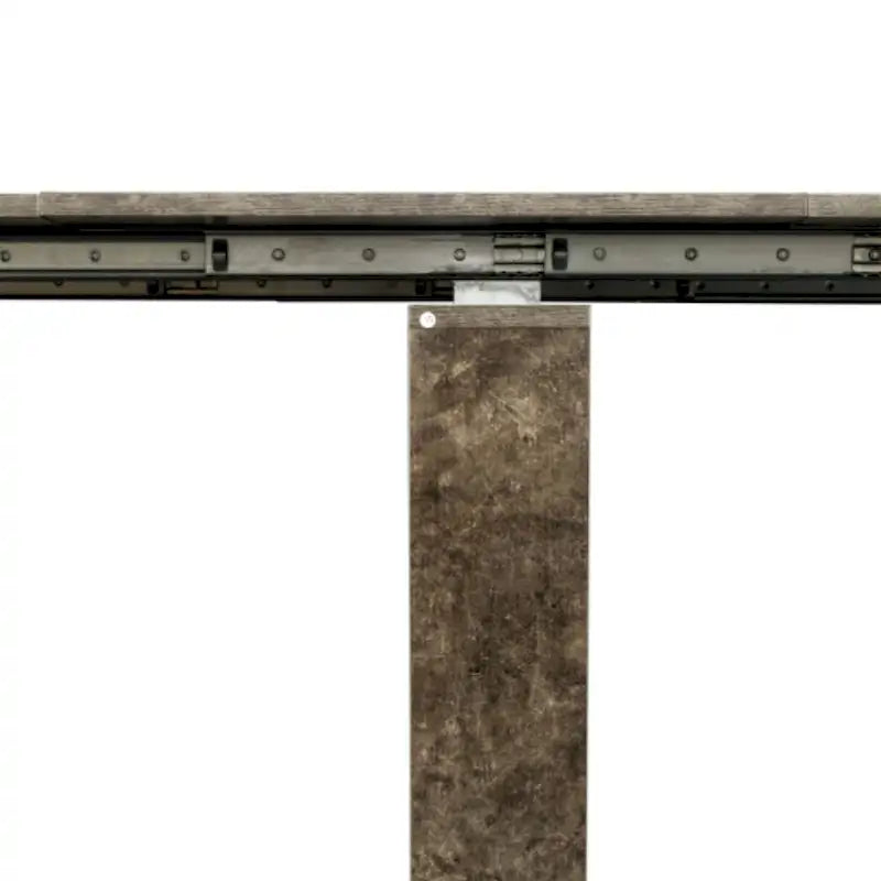 Console-table à manger rectangulaire multifonctionnelle extensible pour 4 à 8 personnes